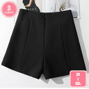 800円OFFクーポン レディース ショートパンツ ストレッチ 短パンツ Aライン ハーフパンツ ゆったり ハイウエスト ワークパンツ ジップアップ 無地 可愛い 着痩せ カジュアル デート ズボン 体型カバー OL カジュアル 通勤 通学 春秋 夏 YJSO