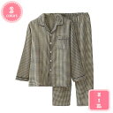 777円OFFクーポン パジャマ 前開き 男性 メンズ綿 ギンガムチェック 秋 冬 春 紳士 父の日 敬老の日 プレゼント 誕生日 ギフト 長袖 コットン 贈り...