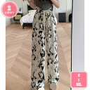500円OFFクーポン ワイドパンツ レディース 春夏 ガウチョパンツ ガウチョ ボトムス 柄 総柄 ワイド シフォン スカーチョ ウエストゴム 大きいサイズ フレアパンツ ロングパンツ ファッション 個性的 ファッション ボヘミアン リゾート 秋冬 YJSO