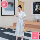 ワンピースパジャマ パジャマ ポリエステル ふわふわ スキンタッチ 厚手 ロング丈 前開き ホワイト 無地 無地 春 暖かい ネグリジェ ストライプワンピース ...