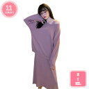 ロングワンピース 長袖 シャツ ワンピ 春 シンプル コーデ ミモレ丈 レディース M - 2XL 婦人 秋向き 部屋着ネグリジェ ルームワンピース 部屋着 かわいい YJSO