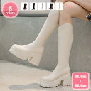 1700円OFFクーポン ブーツ レディース ロングブーツ 春秋冬 太ヒール 長靴 ジョッキーブーツ コスプレ靴 コスプレブーツ ウエスタンブーツ 長ブーツ ハイヒール 脚やせ 歩きやすい 履きやすい バックジッパー シューズ 通学 美脚 黒 25cmまで YJSO