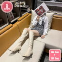 ロングブーツ レディース ストレッチブーツ ピンヒール サイドファスナー 美脚 小さいサイズ レディース靴 ポインテッドトゥ カジュアル ロング ブーツ パーティ ドレスシューズ 女子会 ハロウィン コスプレ YJSO