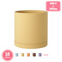 300円OFFクーポン 植木鉢 陶器鉢 白 おしゃれ 受け皿付き 穴付き 色 鉢 プランター 鉢植え 北欧 室内 インテリア 部屋 飾り 観葉植物 多肉植物 鉢植え植物 ハーブ サボテン 14cm*14cm 多種サイズ色選択可 円筒形 シンプル モダン お洒落 ファッション YJSO