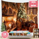 300円OFFクーポン クリスマスタペストリー メリークリスマス 暖炉 クリスマスプレゼント クリスマスの装飾布 おしゃれ壁掛け インテリア 装飾アート 多機能 布ポスター タペストリー 部屋/パーティー 窓 撮影用 背景 モダン 新年祝い YJSO
