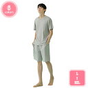 2000円OFFクーポン パジャマ メンズ 半袖 夏 綿 肌に優しい 上下セット ハーフパンツ ルームウェア 部屋着 プレゼント 旅行 入院着 春 秋 男性 部...