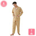 1000円OFFクーポン パジャマ 長袖長パンツ メンズ 春夏 紳士 ナイトウェア 綿 吸汗 速乾 ポケット付き 前あき 前開き 寝間着 パジャマ 快適 快眠 ...