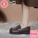 通学靴 レディース ローファー ローファーパンプス 可愛い チャンキーヒール スリッポン ビジネスシューズ カジュアル 歩きやすい 柔らかい 厚底 制服 コスプ...