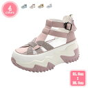 サンダル レディース ビジュー 厚底 歩きやすい 可愛い 夏 ブーツサンダル サマーブーツ サマーサンダル かわいい フェミニン 通勤 おしゃれ 厚底サンダル 厚底スニーカー インヒール 滑り止め 通気 小さいサイズ 厚底靴 軽量 YJSO