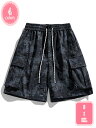 300円OFFクーポン メンズ 大きいサイズ ハーフパンツ カーゴ 短パン ひざ下 太め ゆったり 春 夏 秋 5分丈 イージーパンツ ウエストゴム スポーツ アウトドア 定番 ミリタリー おうちコーデ YJSO