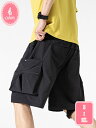 ハーフパンツ メンズ ショートパン 短パン ショーツ アウトドア 登山 無地 ゆったり 涼しい ボトムス 薄手 イージーパンツ ズボン 水着 YJSO