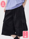 1000円OFFクーポン クロップドパンツ メンズ コーデュロイ 膝下 春夏秋 ショーツ ハーフパンツ サマー 七分丈 半ズボン おしゃれ 男性 カジュアル YJSO