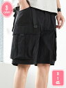膝下 ハーフパンツ メンズ ショートパンツ カーゴ ゆったり ゴルフ スポーツ ショーパン 短パン 半パン 半ズボン ショーツ ひざ下 カジュアル 春 夏 秋 YJSO