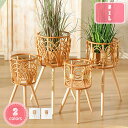 500円OFFクーポン フラワースタンド ラタン家具 おしゃれ 植物 ラック 花台 プランター ラック ガーデニング 植木鉢スタンド 室内 籐製 フラワースタンド 木製の植物スタンド 植物ポットホルダー 植木鉢ホルダー 屋内 フラワースタンド 花台 木製 鉢スタンド YJSO