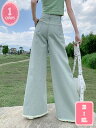 フレアパンツ レディース ワイド デニム ストリート ジーパン ハイウエスト ポケット 大きいサイズ エレガント 美脚 シンプル 体型カバー カジュアル おしゃれ 普段着 お出掛け ゆたっり キレイめ 上品 夏 春 秋 YJSO