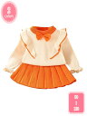 子供服 ベビー服 プリーツスカート セットアップ 上下セット キッズ ニットセーター 女の子 ガールズ 長袖セーター 花見 公園 プルオーバー おしゃれ 可愛い 七五三 プレゼント 入学式 誕生日 春秋 春服 秋服 YJSO