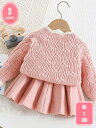 セットアップ キッズ 長袖 子供服 女の子 カーディガン スカート 2点セット おしゃれ 可愛い ベビー服 春 秋 ジュニア ニット セーター トップス ボトムス カットソー 入学 入園 誕生日 プレゼント 幼稚園 お出かけ YJSO