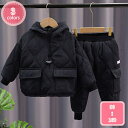 防寒セットアップ トップス ボトムス 2点セット 中綿ジャケット ロングパンツ 厚手 防寒着 あったか 男の子 女の子 ユニセックス ベビー キッズ 子供服 防...