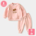 セットアップ キッズ ベビー服 女の子 男の子 長袖 綿 ロングパンツ 子供服 春秋 ジャージ 上下セット スポーツ ルームウェア おしゃれ 可愛い 入園 入学 幼稚園 保育園 1歳 2歳 3歳 誕生日 プレゼント お出かけ YJSO
