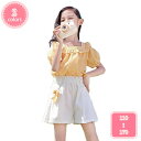 ベビー服 女の子 セットアップ 子供服 半袖 tシャツ キュロットパンツ 半袖 フリル 上下セット 夏服 トップス ショートパンツ 2点セット 花柄 フリル 韓...