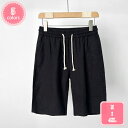 800円OFFクーポン 夏 綿麻 ハーフパンツ メンズ ショートパンツ 短パン ウエストゴム 5分丈 半ズボン ミリタリーパンツ ストレート 無地 カジュアル 部屋着 薄手 通気性 旅行 ゴルフ イージーパンツ 夏 ハーフパンツ 半パン スポーツ 大きいサイズ YJSO