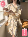 バスローブ パジャマ レディース ルームウェア 部屋着 寝間着 女の子 少女 ガールズ 夏 春 秋用 お風呂上り 吸水 速乾 保温 バス用品 部屋着 春夏秋冬ル...