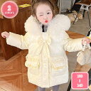 1700円OFFクーポン 子供服 ダウンコート キッズ フード付き ロングアウター 冬 長袖 ダウンジャケット 前開き ジップアップ ジャンパー 女の子 赤ちゃん服 軽量 無地 コート プリンセス ベビー服 暖かい 冬服 幼児 上着 お出かけ 防風 防寒 YJSO