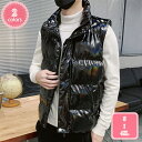 1000円OFFクーポン 撥水加工 ダウンベスト メンズ 中綿ベスト カジュアル 防寒 暖かい ジャケット 厚い 防風 立ち襟ダウンベスト 登山 春秋冬 おしゃ...