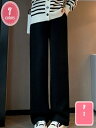 1700円OFFクーポン セール ワイドレッグパンツ 冬 女性用 快適 フリース裏地 厚手 秋/冬用 カジュアル ストレートレッグ 裏起毛 伸縮性ウエストバンド付き 秋/冬に最適 レディース ハイウエスト 綿 パンツ ポケット付き 無地 ポリエステル ワイドレッグ YJSO
