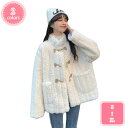 1700円OFFクーポン ボア ブルゾン レディース 秋 冬 アウター コート カジュアル 韓国 ファッション もこもこ 防寒 軽い ジャケット おしゃれ 羽織 長袖 かわいい ゆったり 着痩せ 上品 大人 学生 20代 0代 40代 無地 軽量 羽織り YJSO