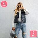 500円OFFクーポン 中綿ベスト ベスト 中綿 ダウン アウター レディース 秋冬 冬服 暖かい ジャケット 防寒着 保温 洗濯可能 ふんわり ショート丈 お...