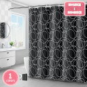 500円OFFクーポン シャワーカーテン 防水 防カビ 120x180cm ユニットバス 浴室 高密度 速乾 加重 加厚 ストライプ 目隠し バス用品 お風呂カ...