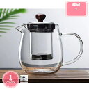 フルーツティー 花茶 工芸茶 直火可食洗機対応 茶こし付 耐熱ガラス ティーポット 茶こし付き ガラス急須 紅茶ポット 急須 ガラスティーポット 茶こし ガラス...