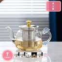 500円OFFクーポン ティー ポット紅茶 茶漉し 洗いやすい ティーポット 耐久性 軽量 お茶 日本茶 ハーブティー 食洗機対応 茶 急須 透明 クリア 茶器...
