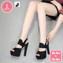 1000円OFFクーポン パンプス アンクルストラップ 15cmヒール ピンヒール パーティー スエード 披露宴 厚底 美脚 痛くない フォーマル 成人式 歩きやすい マルチカラー オープントゥ スウェード パンプス 太ヒール サンダル プラットフォーム OL YJSO(4)