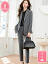 3500円OFFクーポン パンツスーツ レディース セットアップ 大きいサイズ 上下セット 体型カバー 着痩せ 2点セット 入園式 卒園式 フォーマル オフィス...