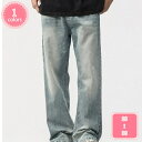 1000円OFFクーポン デニムパンツ バギー ジーンズ ゆったり ワイドパンツ ストレート ジーパン カジュアル デニム バギーパンツ 春夏 YJSO