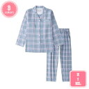 1000円OFFクーポン パジャマ メンズ 長袖 春 上下セット 前開き ルームウェア チェック柄 紳士パジャマ 部屋着 柔らか 保温 吸汗 快適 紳士 部屋着...