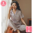 1000円OFFクーポン パジャマ レディース メンズ 綿 長袖 パジャマ 女性用 男性用 ダブルガーゼ 春秋夏冬向き 前開き 部屋着 上下セット 母の日 父の...
