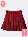 1000円OFFクーポン ガールズ 女の子 スカート インナーパンツ付き プリーツスカート 子供用 単品 フレアスカート 無地 スカパン JKスカート ガールズ...