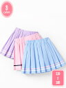 1000円OFFクーポン 制服 スカート プリーツスカート キッズ 女の子 単品 スクールスカート 無地 リボンタイ インナーパンツ付き JK制服 ジュニア ミ...