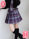 ガールズ 女の子 スカート ウエストゴム インナーパンツ付き プリーツスカートAライン JK チェック柄 スカパン ミニスカート キッズ 春夏秋 フォーマル カジュアル お洒落 キュロット 学生 発表会 通学 通園 YJSO