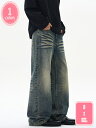 300円OFFクーポン デニムワイドパンツ メンズ ワイドパンツ デニム ワイドデニムパンツ デニムパンツ ジーンズ 太め ズボン 春秋夏 オールシーズン スト...