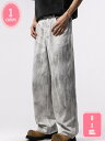 デニム ワイドパンツ メンズ ワイドデニム バギーパンツ ゆったり ウォッシュ加工 ヴィンテージ ジーンズ ジーパン 体型カバー アメカジ ストリート系 YJSO