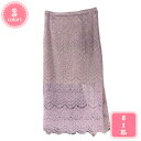 1700円OFFクーポン レーススカート 膝丈 ハイウエスト 花柄 フラワーレース 上品 女性らしい 総レース 裏地付き 透かし編み セクシー エレガント 高見...