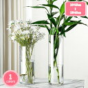 500円OFFクーポン 花器 花瓶 ガラス花器 ガラス おしゃれ 大きい 透明 高さ0cm 母の日 大型 円柱型 フラワーベース 花びん かびん 花入れ アレン...