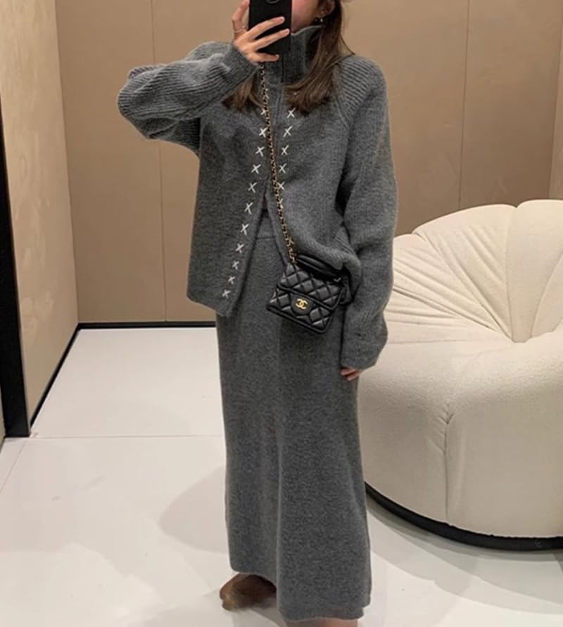 Rakuten - 楽天スーパーSALE10%OFF セットアップ レディース 秋服レディース セットアップ dress for women 秋服レディース50代 2点セット 上下セット 大人 通勤 気質 女子会 部屋着 春 秋