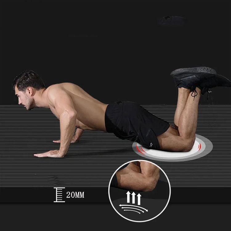 ヨガマット 20mm 厚手 極厚 トレーニングマット 幅広 200*80cm 痛くない ピラティスマット 高密度 NBR 特大 筋トレマット フィット