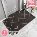 玄関マット 屋外 長方形 洗える 泥落としマット エントラスマット ドアマット おしゃれ かわいい モダン カーペット 速乾 吸水 ウエルカム リビング 部屋 子供部屋 玄関 キッチン 浴室 インテリア 北欧風 引越し祝い ギフト YJSO