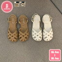 500円OFFクーポン フィットフィット レザーアジャスタブルサンダル コンフォートシューズ レディース おしゃれ サンダル 大きいサイズ ローヒール ストラッ...